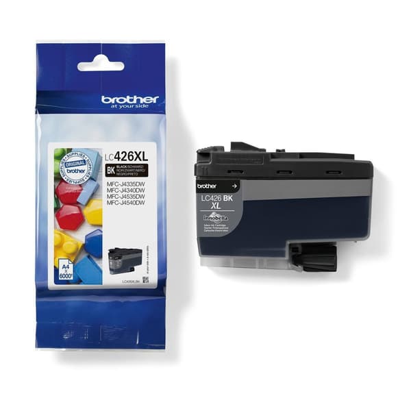 Bläckpatron BROTHER LC426XLBK 6K svart