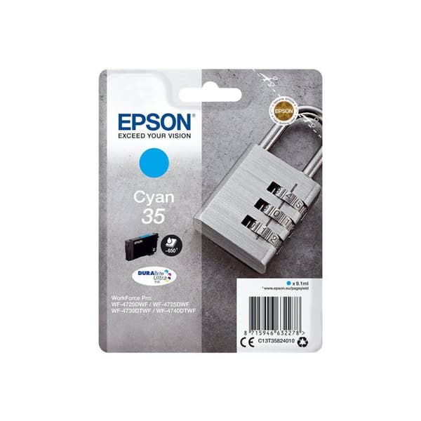 Epson DURABrite Ultra 35 bläckpatron - Cyan - Bläckstråle - 650 sidor