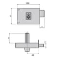 Miniatyrbild 2 av 2: Cerradura Cvl 124a/ 10/he Izquierda