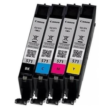 Canon PACK CLI-571 4 CL bläckpatron