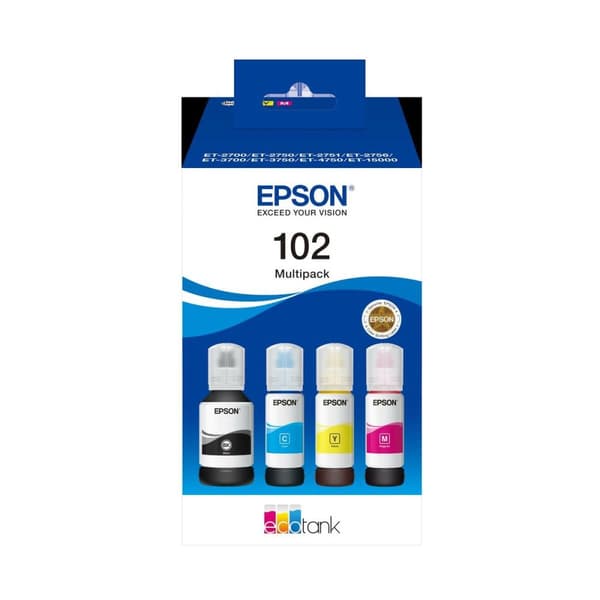Original blækpatron Epson 102 Sort Magenta