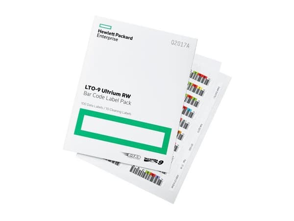 Hewlett Packard Enterprise HPE LTO-9 Ultrium RW streckkodsetikettpaket