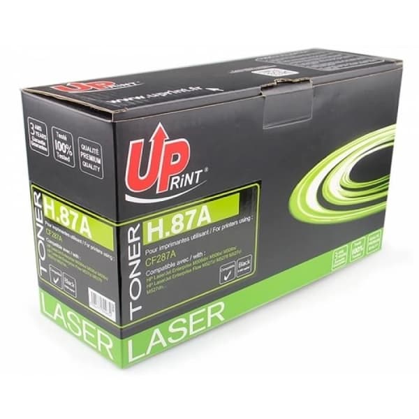 HP 87A svart Uprint-toner kompatibel med din HP Flow MFP M 527,HP M 506,HP MFP M 520,HP MFP M527,HP LASERJET PRO-skrivare