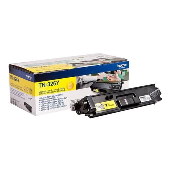 Brother TN326Y gul tonerkassett för DCP-L8400, DCP-L8450, HL-L8250, HL-L8350, MFC-L8650, MFC-L8850