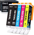 Miniatyrbild 1 av 6: Kompatibel bläckpatron - Timink - PGI-580 CLI-581 XXL - 5-pack - Multicolor - Lätt att installera
