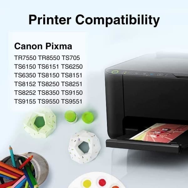 Kartusch kompatibel med Canon PIXMA TS8150 TS8151 TS8152 TS8250 TS8251 TS8252 TS8350 TS8351 TS8352 för canon pgi-580 cli-581