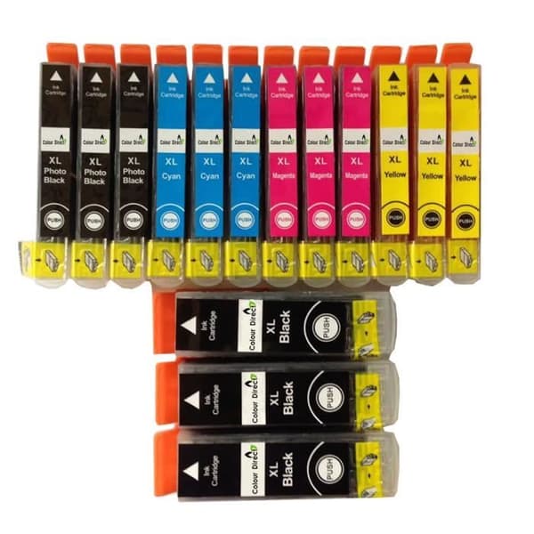 15 XL ColourDirect Bläckpatroner Ersättare För Epson 26XL T2621 T2631 T2632 T2633 T2634