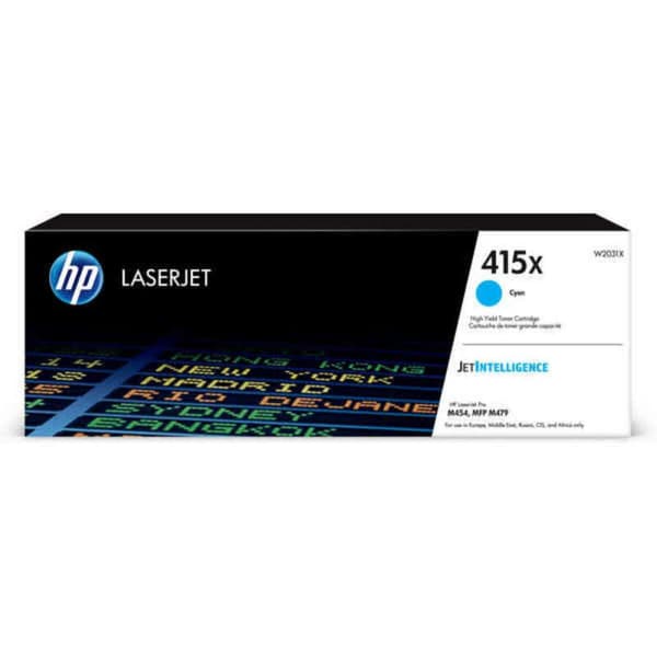 Toner HP W2031X Gul Cyan