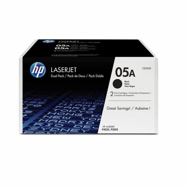Toner HP CE505D Toner Sort