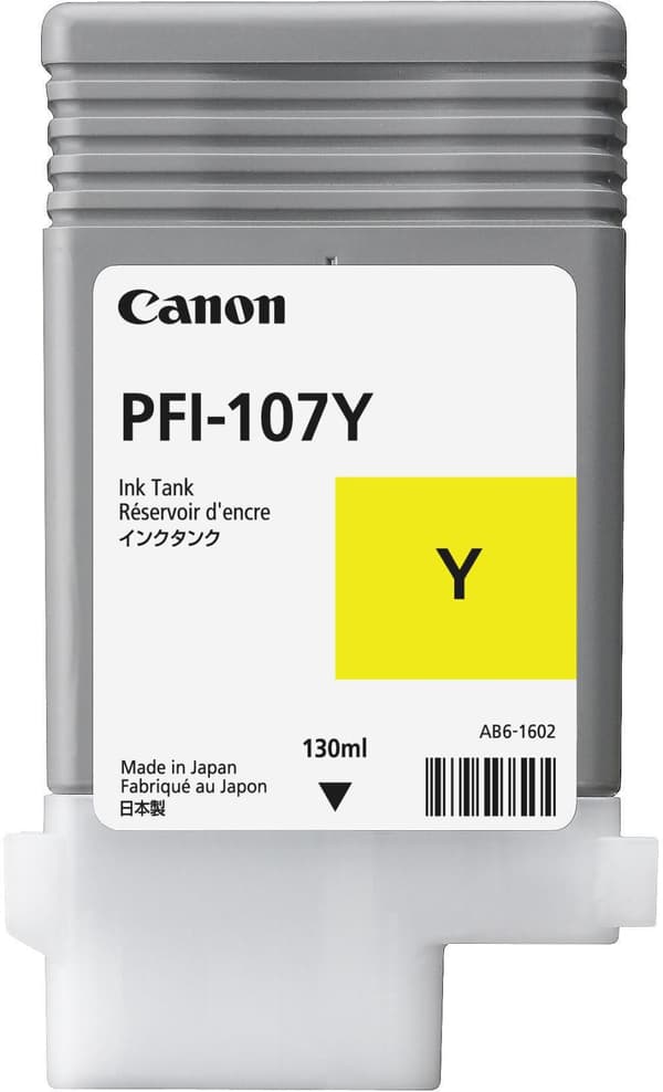 Bläckpatron CANON PFI-107Y gul