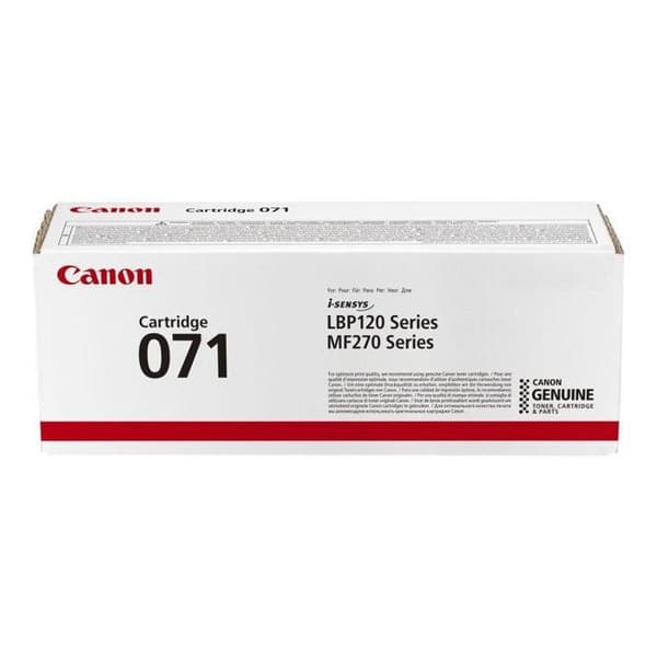 Canon 71 BK svart tonerkassett - Räcker 1200 sidor
