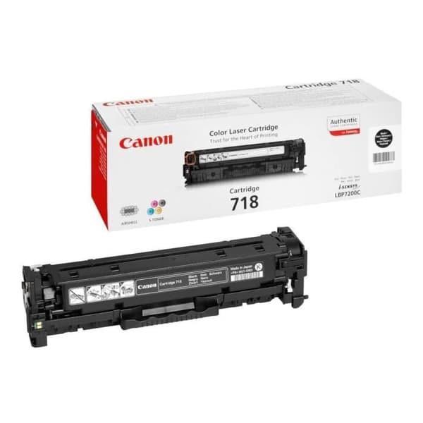 CANON Laser Toner 718 Svart