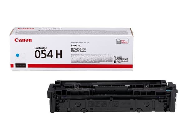 CANON 054H tonerkassett - Cyan - Laser - 2300 sidor