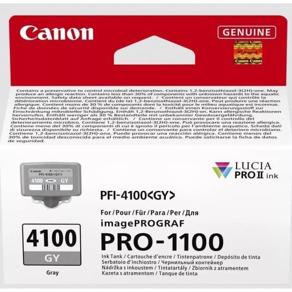 CANON 6783C001 - PATRON PFI-4100 GRÅ