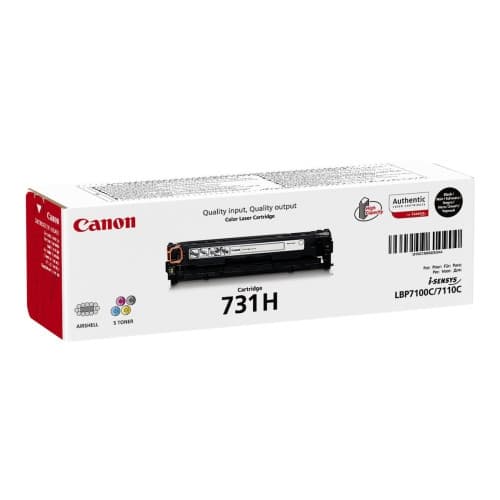 Canon 731 BK H - hög kapacitet - svart - original - tonerkassett