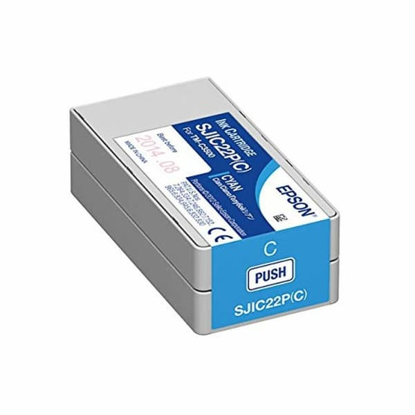 Original blækpatron Epson SJIC22P(C) Cyan
