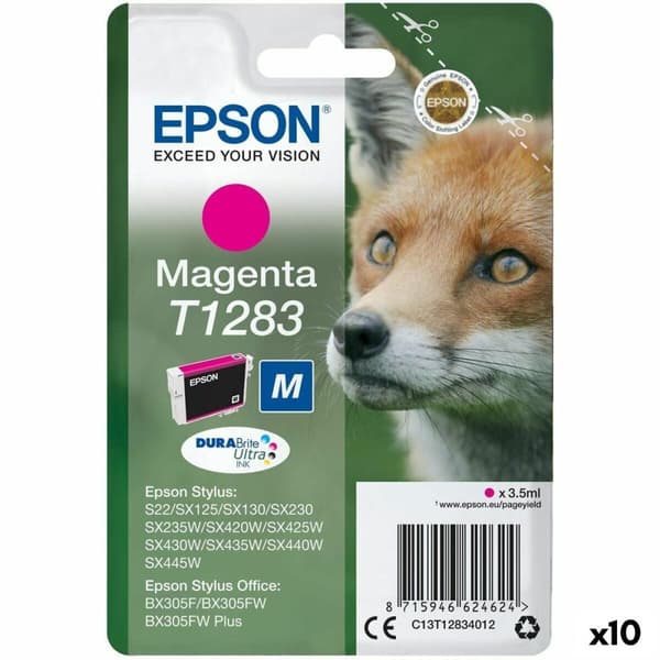 Alkunperäinen mustepatruuna Epson S22/SX 235W /420W/425W/ OFFICE BX305F Magenta (10 osaa)