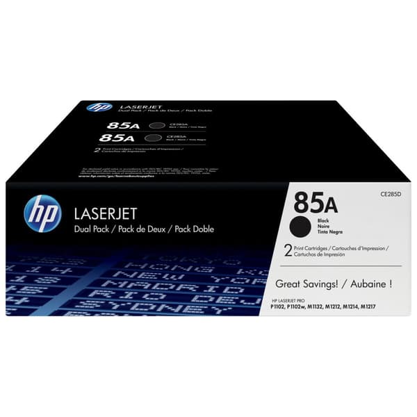 Alkuperäinen mustepatruuna HP 85A (2 uds) Musta Väriaine (2 uds)