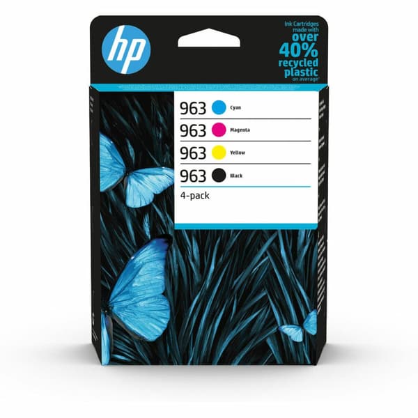 Alkunperäinen mustepatruuna HP 963 Monivärinen