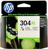 HP 304XL - Riittoisa - väriainepohjainen kolmiväri - alkuperäinen - mustepatruuna - AMP 130, Deskjet 26XX, 37XX, Envy 50XX