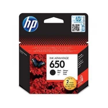 Original HP 650 svart bläckpatron - HP Deskjet Ink Advantage 2515 - 360 sidor - Svart