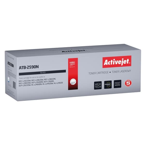 Toner Activejet ATB-2590N Sort