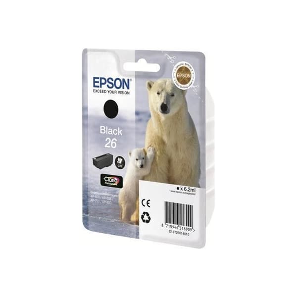 EPSON T2612 Cyan bläckpatron - Isbjörn (C13T26124012)