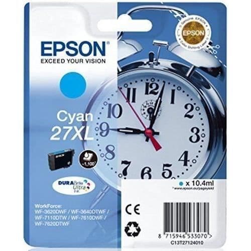 EPSON T2702 Cyan bläckpatron - Alarm Clock (C13T27024012)