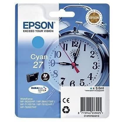 EPSON T2702 Cyan bläckpatron - Alarm Clock (C13T27024012)