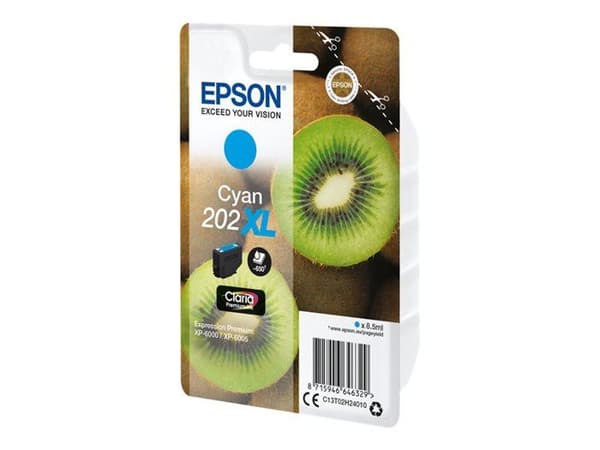 Original 202XL bläckpatron - Epson - Cyan - Hög kapacitet