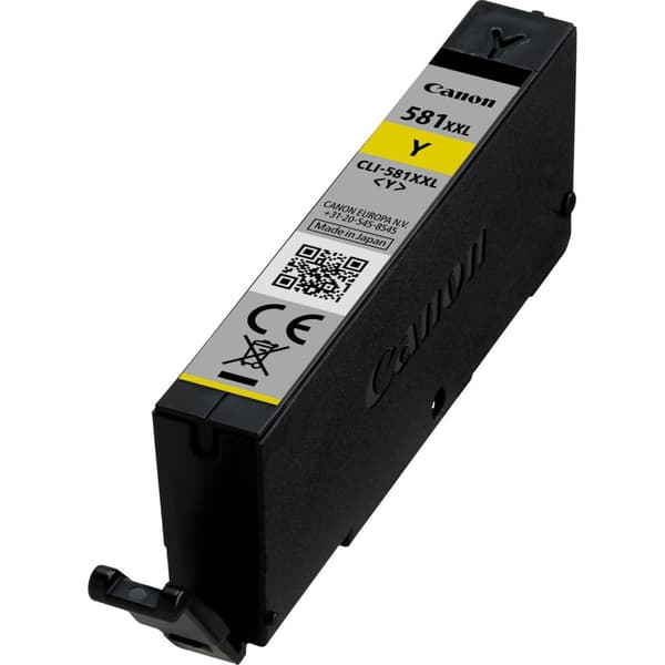 Canon CLI-581 XXL bläckbehållare - Y gul, mycket hög kapacitet 11,7 ml för PIXMA bläckstråleskrivare ORIGINAL