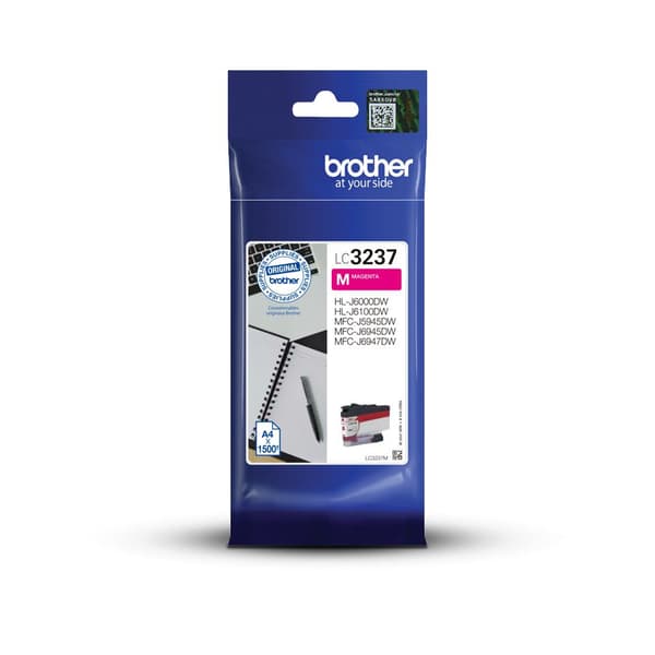 Brother LC3237M - Magenta - original - blækpatron - til Brother HL-J6000DW, HL-J6100DW, MFC-J5945DW, MFC-J6945DW, MFC-J6947DW