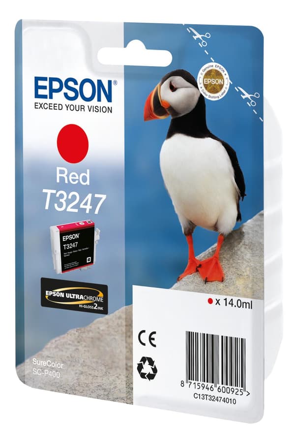 Epson T3247 - Rød - original - blækpatron (C13T32474010)