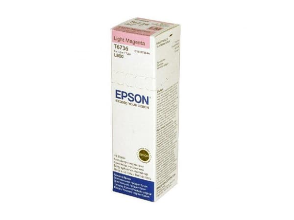 Epson T6736 - 70 ml - lys magenta - original - blæk refill - til Epson L1800, L800, L805, L810, L850