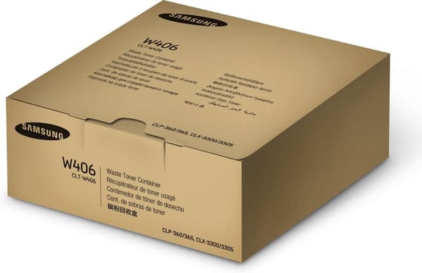 Samsung CLT-W406 - Sort, Gul, Cyan, Magenta - Spildtoneropsamler - til Samsung CLX-3300, 3302, 3303, 3304, 3305, 3306, 3307, SCX-3300, 3301, 33005, 33