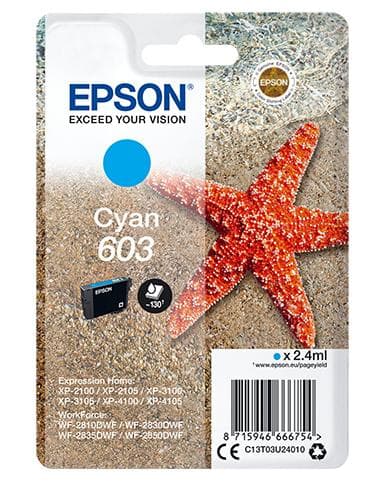 Epson Single Pack Cyan 603 bläck