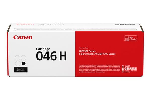 Canon 046 H - Suuri kapasiteetti - Musta - Alkuperäinen - Väriainekasetti - Mallille ImageCLASS LBP654, MF731, MF733, MF735; i-SENSYS LBP653, LBP654,