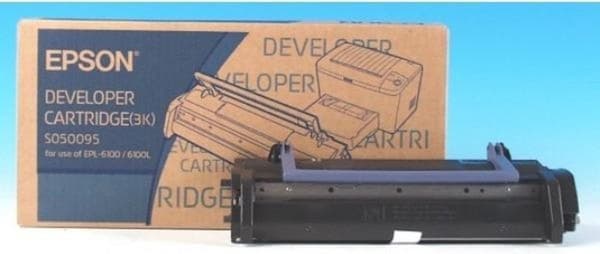 Epson - svart - original - tonerkassett - för EPL 6100, 6100E, 6100L, 6100N, 6100PS (S050095)