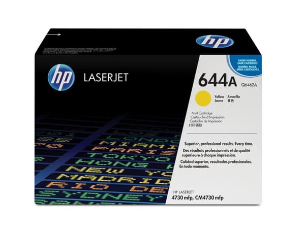 HP Toner Q6462A (644A) - keltainen - Kapasiteetti: 12 000 sivua (Q6462A)