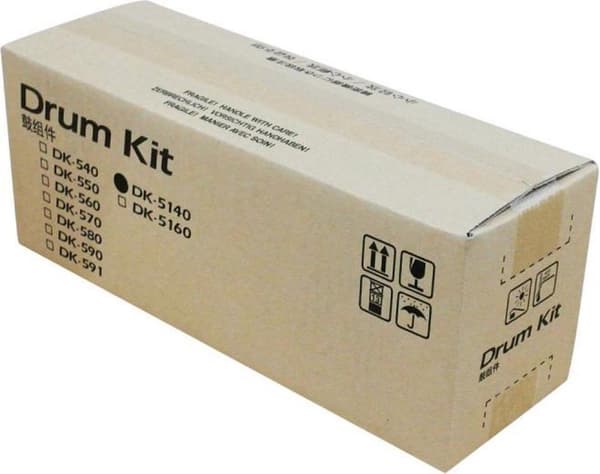 Kyocera original tromme DK-5140, sort, 302NR93012, 302NR93010, 302NR93014, 302NR93013, Kyocera ECOSYS M6035cidn, M6235cidn, M6535ci