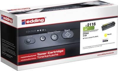 edding toner EDD-2116 erstatter HP 312A (CF382A) - Gul - 2.700 sider
