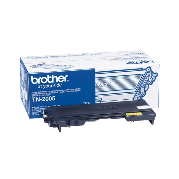 Brother Toner TN-2005 - Sort - Kapacitet: 1.500 sider (TN2005)