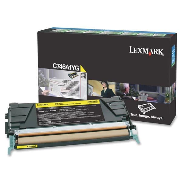 Lexmark Toner C746A1YG - Gul - Kapacitet: 7.000 sider (C746A1YG)