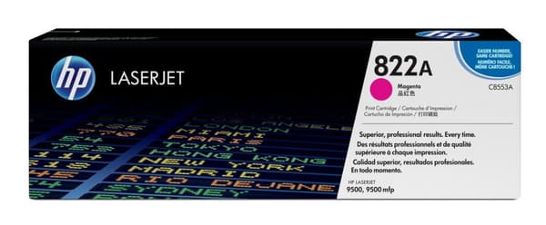 HP 822A Magenta alkuperäinen LaserJet-väripatruuna (C8553A) - Color LaserJet 9500gp, 9500hdn, 9500mfp, 9500n