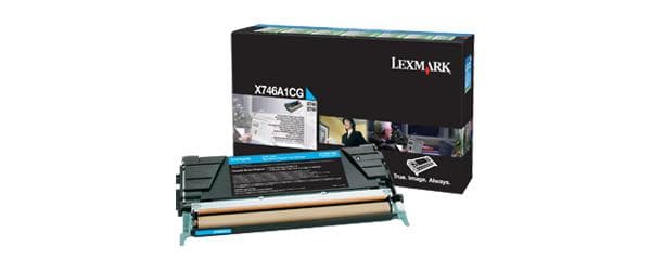 Lexmark - X746A1CG - Toner cyan