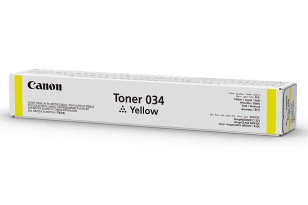 Canon 034 - gul - original - tonerkassett - för ImageCLASS MF810Cdn, MF820Cdn, imageRUNNER C1225iF (9451B001)