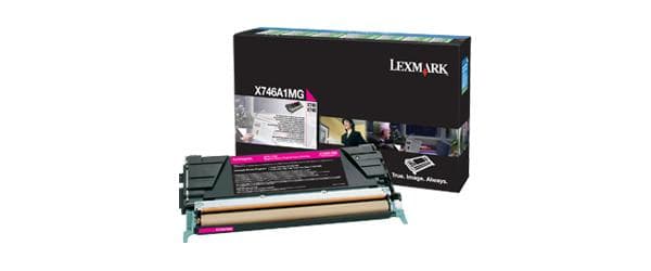 Lexmark - magenta - original - tonerpatron LCCP, LRP - til X746de, 748de, 748dte (X746A1MG)