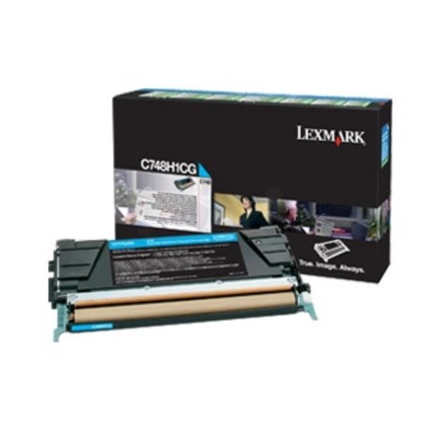 Lexmark - Cyan - Original - Tonerpatron Lexmark Corporate - til C748de, 748dte, 748e
