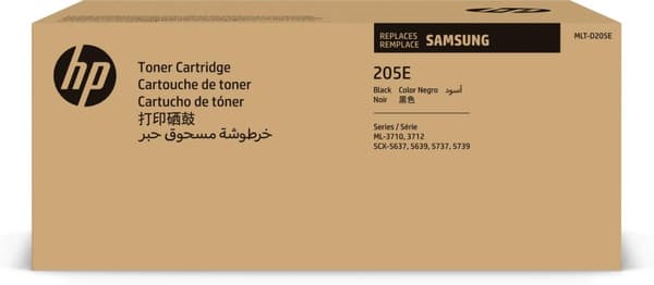 Samsung MLT-D205E - Ekstra høj ydelse - Sort - Original - Tonerpatron (SU951A) - til Samsung ML-3310, 3312, 3710, 3712, SCX-4833, 4835, 5637, 5639, 57