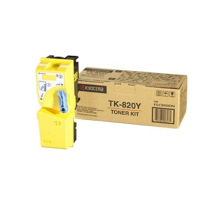 Kyocera 1T02HPAEU0 TK-820Y tonerpatron 7.000 sider, gul
